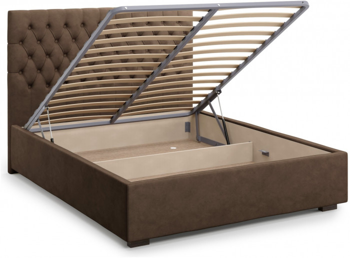 Кровать Nemi 140 с подъемным механизмом, Velutto 23