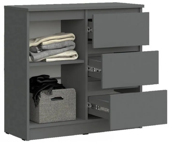 Челси Композиция комодов (Графит, Графит)