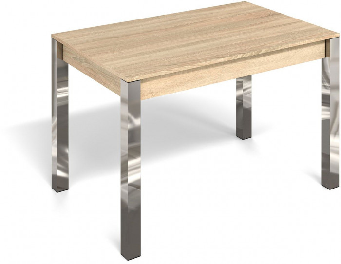 Стол не раздвижной Милан-1 Дуб Сонома / Хром