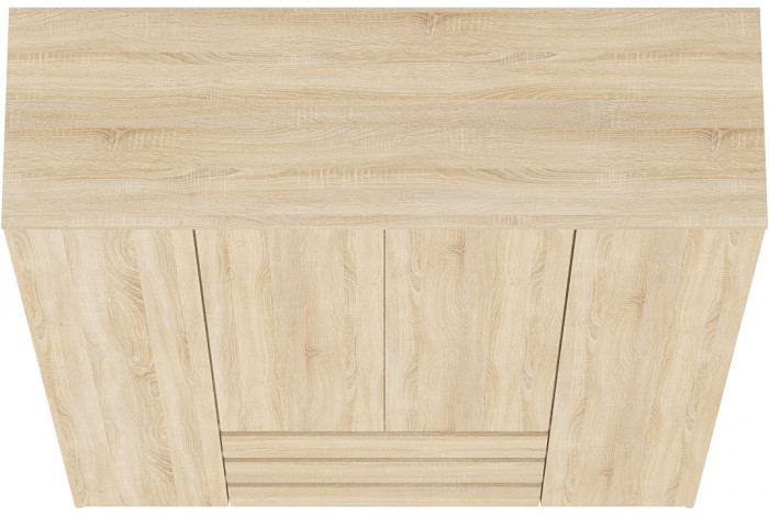 Мори Шкаф МШ1600.1, цвет дуб сонома, ШхГхВ 160,4х50,4х209,6 см.