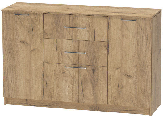 Комод №3 "Иннэс-7", Дуб крафт золотой