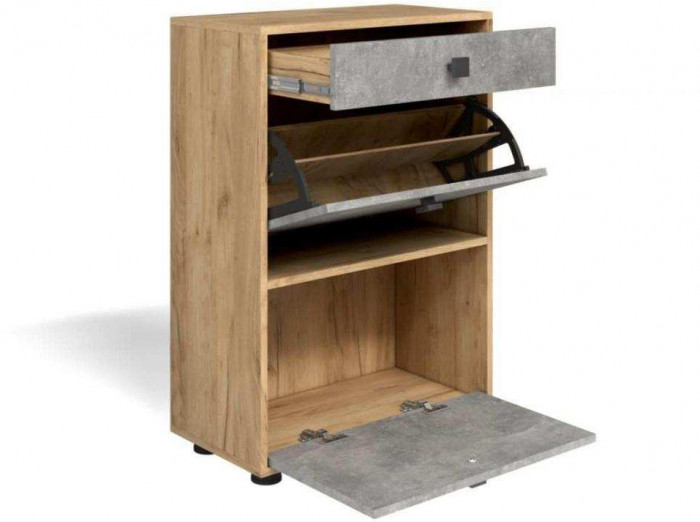 Прихожая мини-лайт компл. 2 дуб крафт/ателье