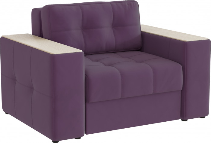 Кресло-кровать "Нави", Винный/МДФ клен кремовый