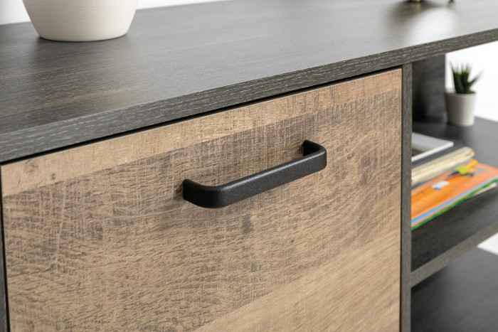 Трувор Прихожая 172, цвет дуб гранж песочный/интра, ШхГхВ 159х37х195 см., универсальная сборка