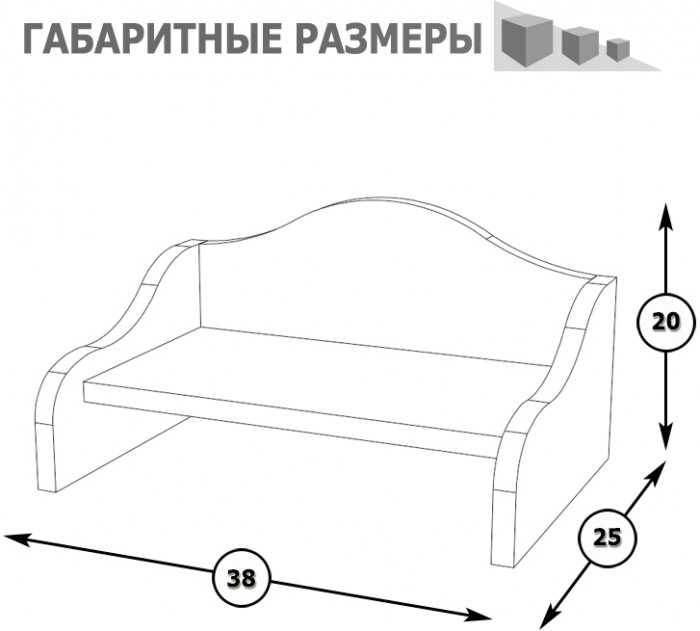 Ливерпуль Полка 10.117, цвет белый, ШхГхВ 38х25х20 см.