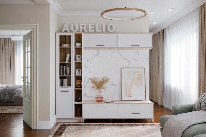 Гостиная Аурелио. Комплект 4, белый