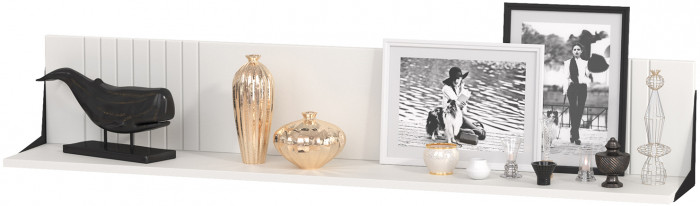 Валенсия Гостиная № 074, ЛДСП белый шагрень/МДФ белый шагрень