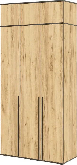 Норд Шкаф трехстворчатый 1200 + Норд Антресоль к шкафу 1200 Дуб Крафт