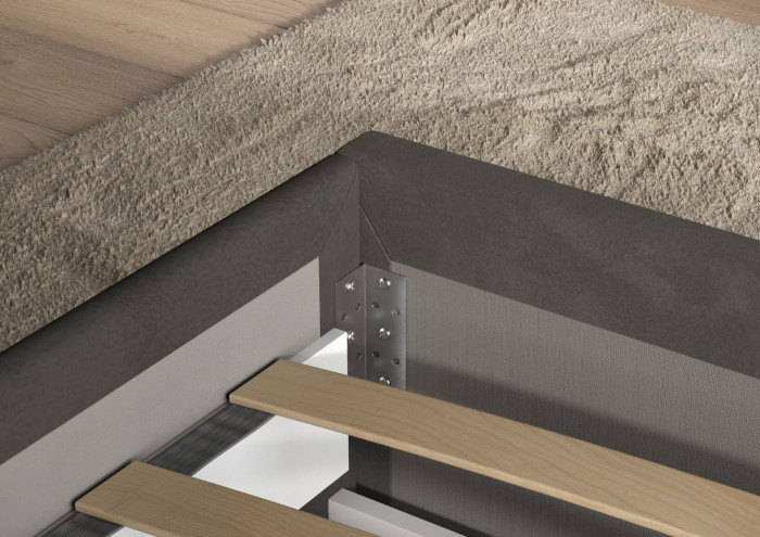 Кровать Тэя (кровать 160 + 2 ящ.), Микровелюр-55