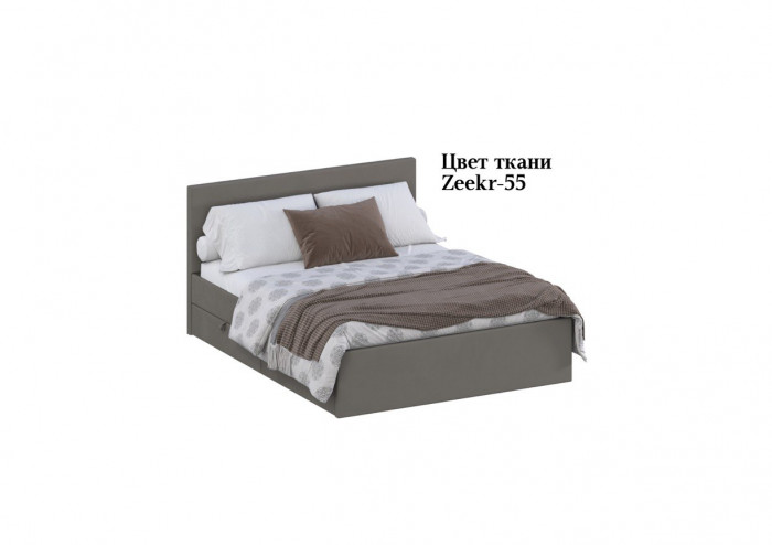 Кровать Тэя (кровать 160 + 2 ящ.), Микровелюр-55