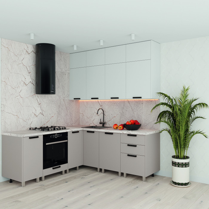 МК Аленушка НПУ 1000 Лаванда Кашемир, скоба черный (со столешницей)