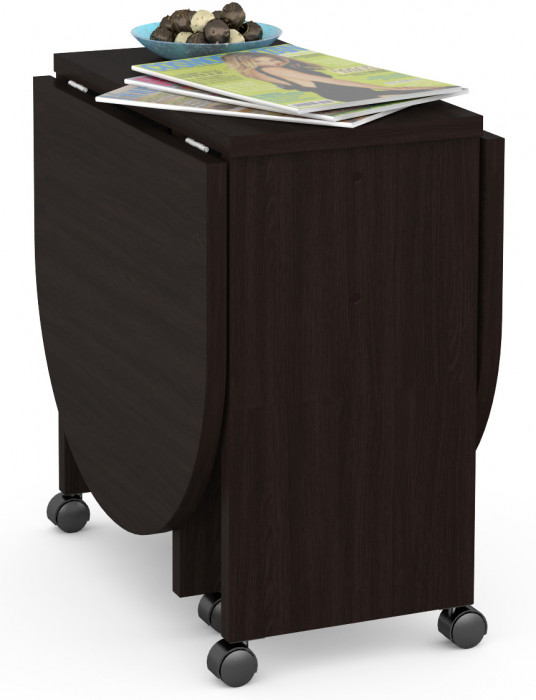 Глория 601 Стол-книжка журнальный, венге магия