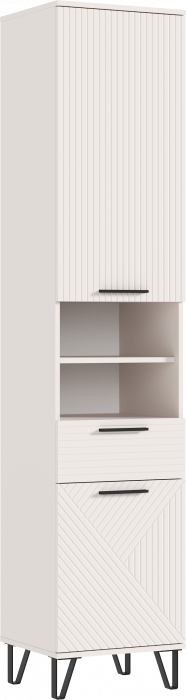 Флэш Прихожая Пенал открытый (Кашемир, Кашемир)