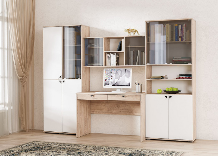 КР100 Бостон № 12, цвет дуб эндгрейн элегантный, 12.69+10.51, ШхГхВ 115,2х57,2х180 см.