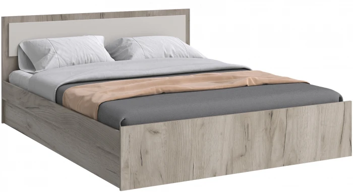 Модульная спальня Фиеста NEW, набор 2, Крафт серый/Кашемир