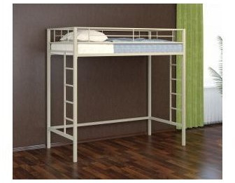 Кровать-чердак Севилья 1.1, серая