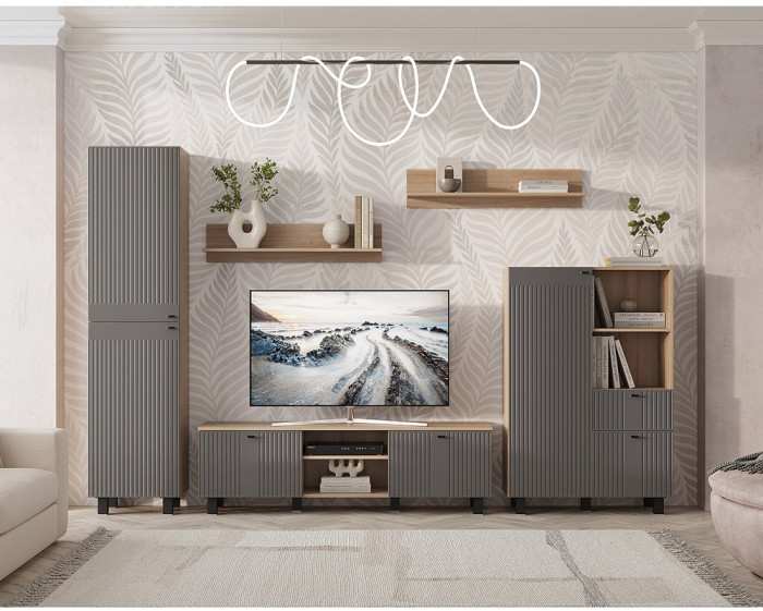 "Олива" ПН-01 пенал Дуб каньон/Муссон софт МФ14