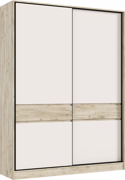 Шкаф-купе 1800, Крафт серый/Кашемир