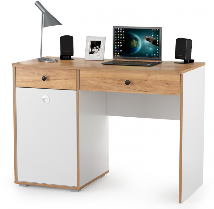 Вуди Компоновка № 16, белый премиум/дуб крафт золотой