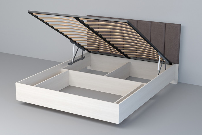 Кровать 1,6 арт.031-М1 (Полосы) - Бодега/Омега 24 (ПМ)