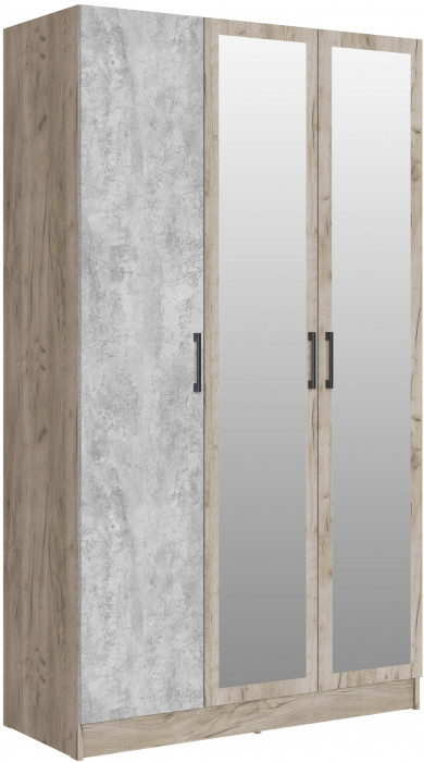 Шкаф Вегас 1200, Дуб крафт серый/Цемент