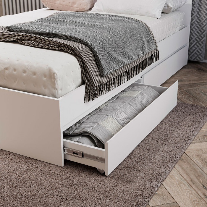 Симпл КР-17 кровать 1,6 м белый