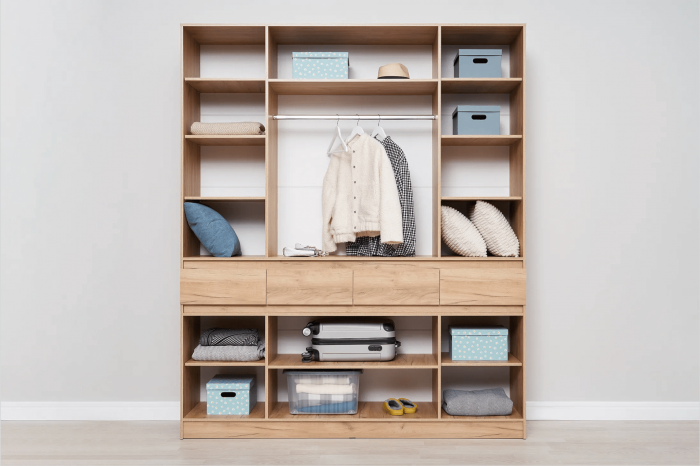 Прихожая Роджина Шкаф 4-х ств (Дуб крафт/Графит)