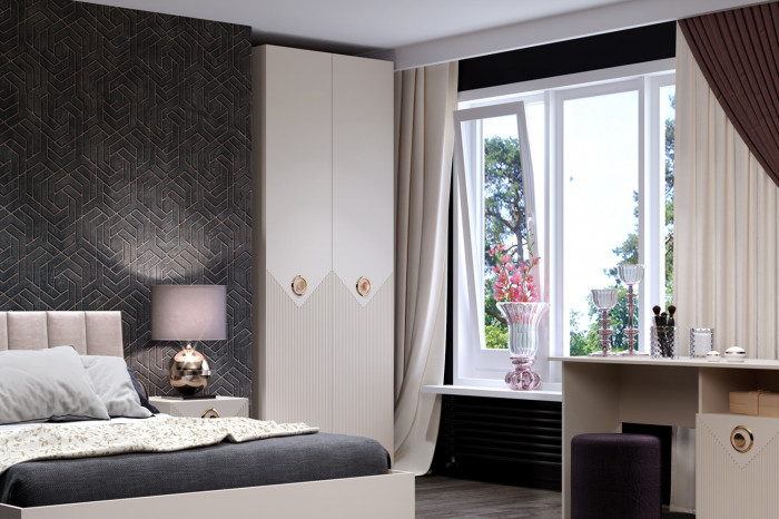 Шкаф распашной двухдверный Капри