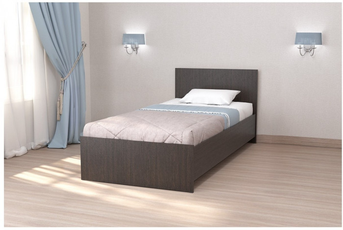 Кровать арт.032, низкий щиток, 90 (Дуб Белфорт)