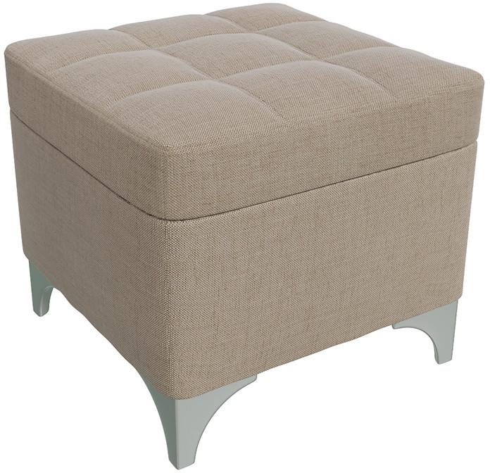 Банкетка 6-5113ТКбеж Жозефина-2, ткань бежевая, ШхГхВ 46х46х45 см., под сиденьем есть ниша