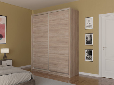 Шкаф-купе Лаурус 3 Сонома Светлый 180х58х220 см