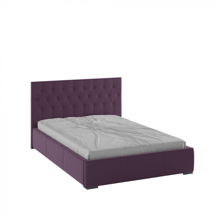 Октавия Кровать интерьерная 140 винный ромб, ПМ