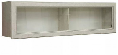 Полка навесная Сохо 32.18 бетон белый/бетон патина