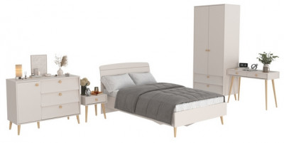 Афина Спальня 25-1200, кашемир серый