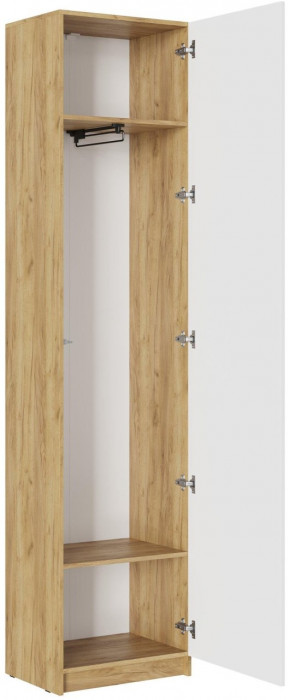 Модульная прихожая Роджина, композиция 3 (Графит, Дуб Крафт Золотой)