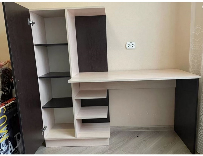 Стол компьютерный Бейсик, венге/лоредо