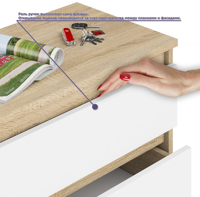 Мори компьютерный стол МС-16 правый + Шкаф МШ900.1, дуб сонома/белый