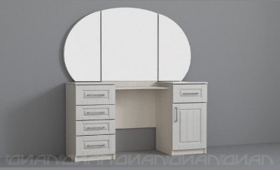 КЭТ-6 Кантри Стол туалетный (Бодега белая / Сандал)