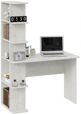 Стол письменный тип 4 (Дуб Крафт Белый)