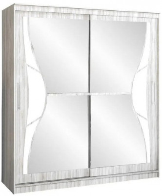 Шкаф-купе Элегант 1 2000 (Сандал светлый)