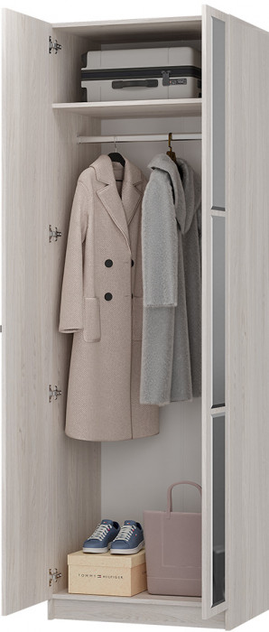 "Зарина" ШК-01 Шкаф 2-х створчатый Ясень белый