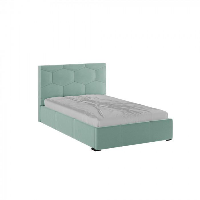 Манука Кровать интерьерная 120 мятный, ПМ