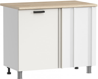 МК Аленушка НПУ 1000 Лаванда Молочный, скоба черный (со столешницей)