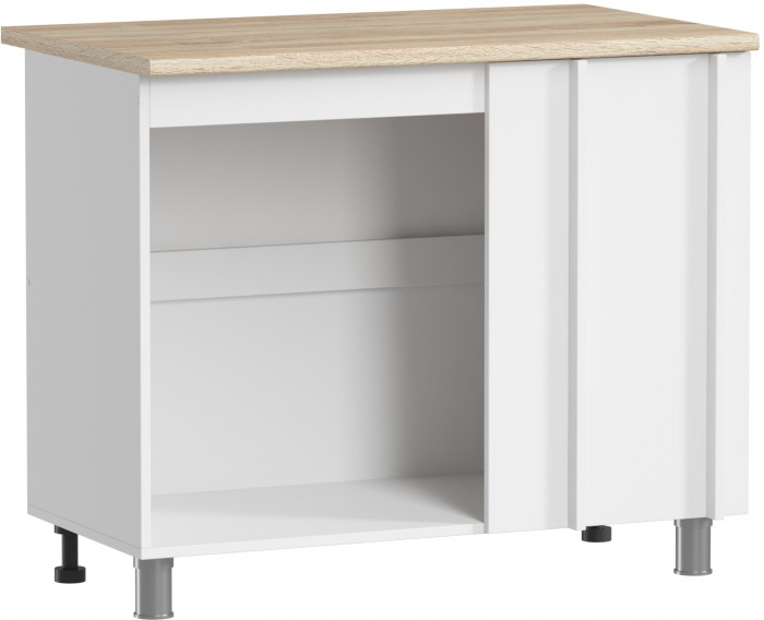 МК Аленушка НПУ 1000 Лаванда Молочный, скоба черный (со столешницей)