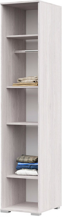 Шкаф Сальма ШК 021 (434х2060х525) анкор/белый глянец