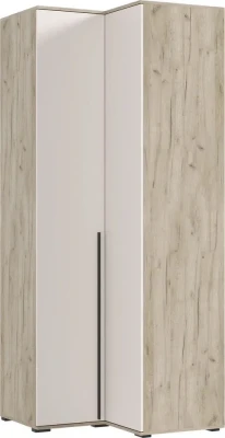 Норд Шкаф угловой, Крафт серый/Кашемир