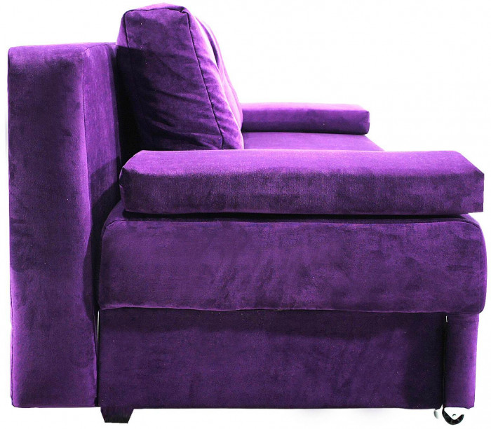 Диван-кровать Амстердам Мини Люкс, 150х195, еврокнижка, велюр, фиолетовый