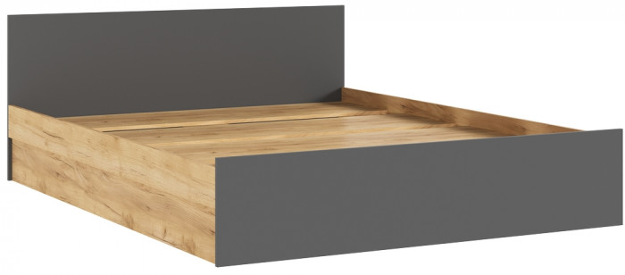 Кровать 160 (Дуб крафт/ Графит)
