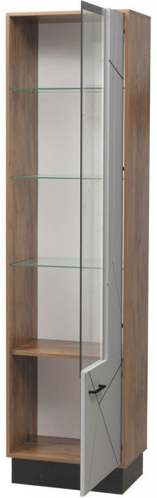 Шкаф-пенал Гамма 54.01-01 Правый Таксония/Грэй