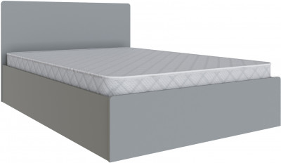 Кровать 140х200 Мадрид с настилом ДСП (МД-1), Камень серый